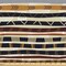 Ambesonne Abstract Fabric by The Yard Ethnic Style Geometric Forms Striped Pattern on Bold Earth Tones Decorative Material for Modern Farmhouse Decor Upholstery and Home Accents 1 Yard Orange Cream
